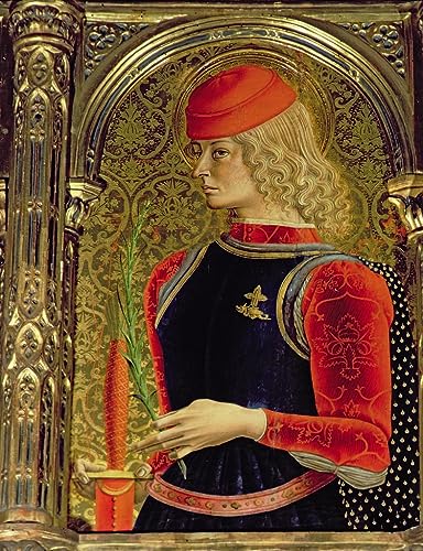 Affiche toile Carlo Crivelli pour décorer un grand salon avec un portrait d'art mural