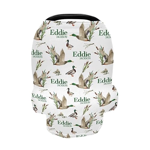 Miniatura 3 de Funda personalizada para asiento de automóvil de bebé para niños y niñas, fundas de lactancia personalizadas para lactancia materna con nombre,