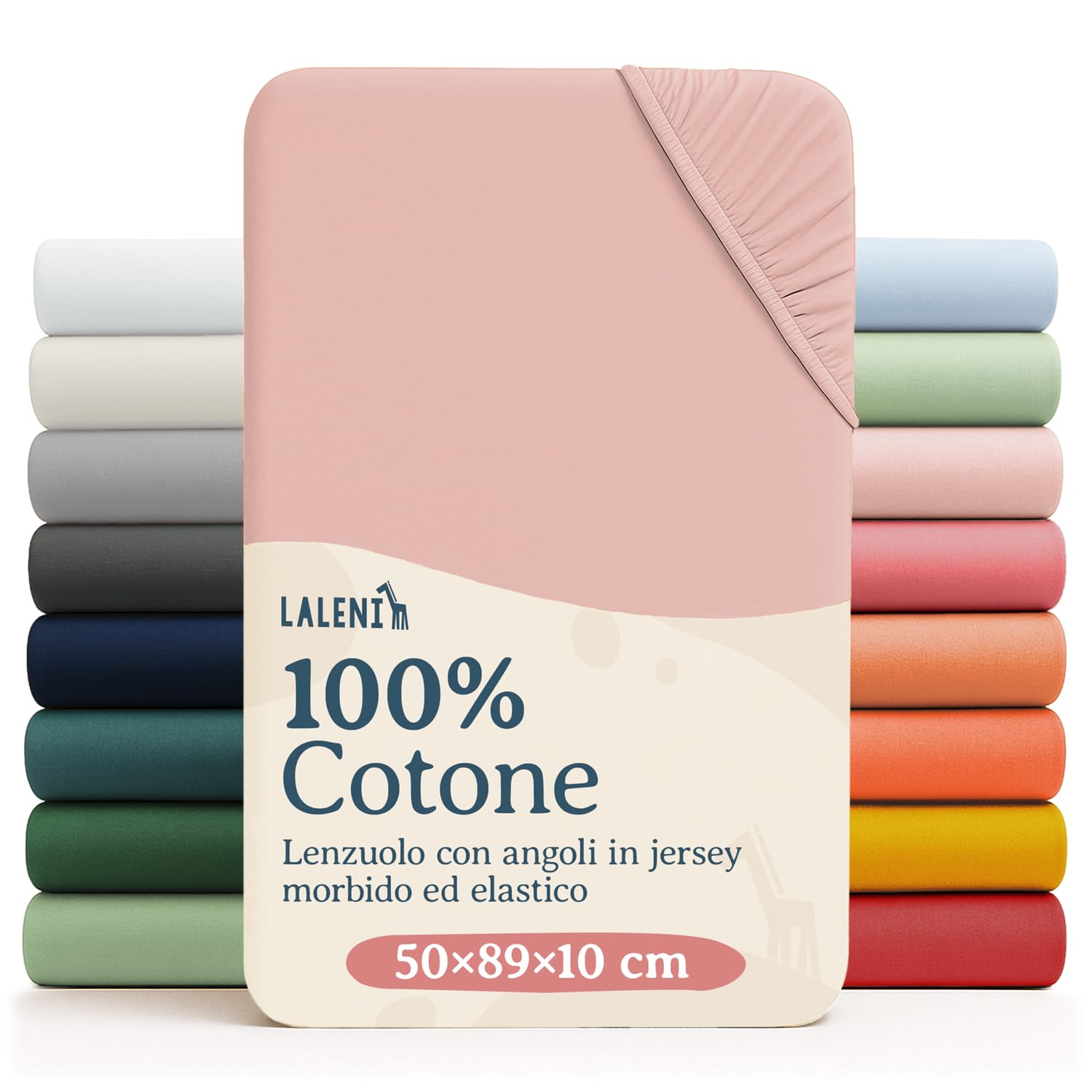 Laleni Sabana Bajera 60to70x120to140x15cm Oeko-Tex - sabanaja Bajera 100% Algodon para Cama de Infantil Set de 2-Ropa de Cama Infantil - para Cuna Bebe Color Moonlight Grey - Gris — view 36
