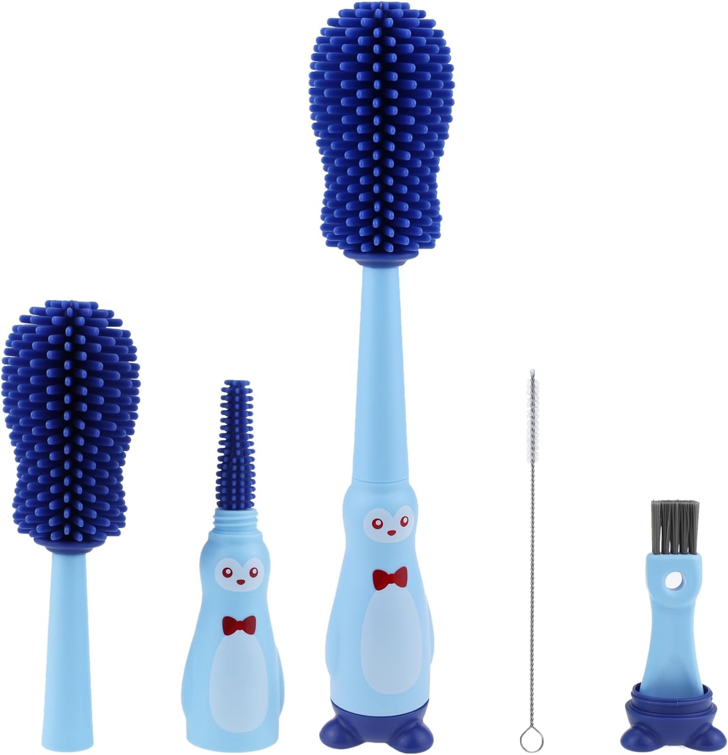 Silicone Bottle Cleaning Brush, 12" Long Handle Water