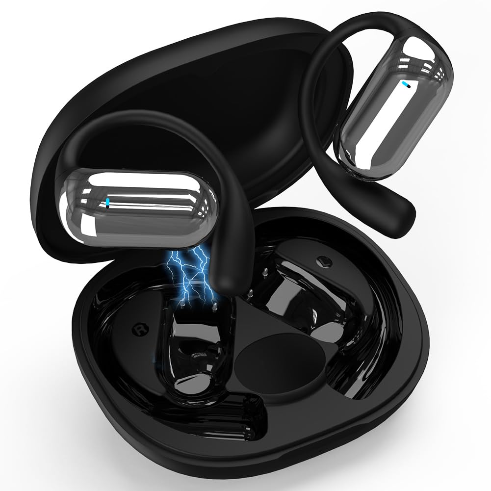 AOOSU Translation Earbuds Real Time, Open Ear Earbuds with Bluetooth 6.1, 144 Language Translator, Headphones Translator Earbuds for Travel & Business