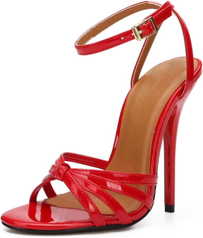 MAIERNISI JESSI Unisex Men's Women's Strappy Heels For Women Stilletos Heels High Heeled Pump Sandals