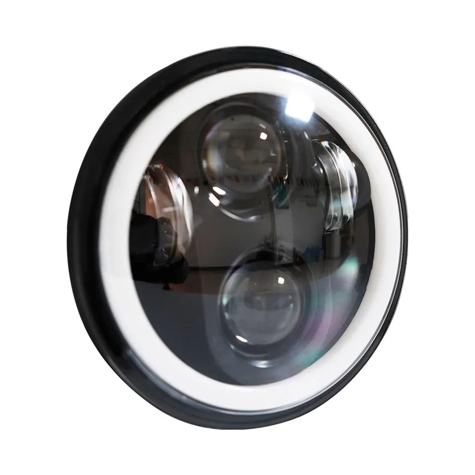 Per Dyna Per Sportster XL1200 XL883 FXD Choppers Kit Faro E Alloggiamento Da 5,75 Pollici Anteriore A LED 5-3/4 Fanale Anteriore Moto