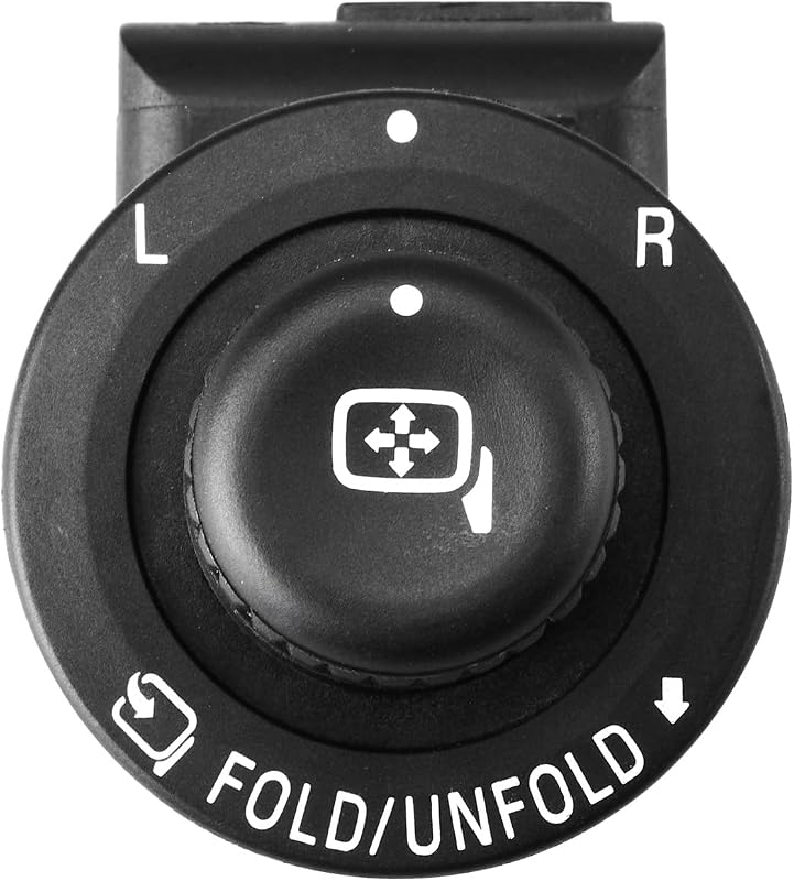 Interruptor do espelho retrovisor elétrico SOAESCN lado do motorista para Ford F150 e outros modelos – 1 unidade