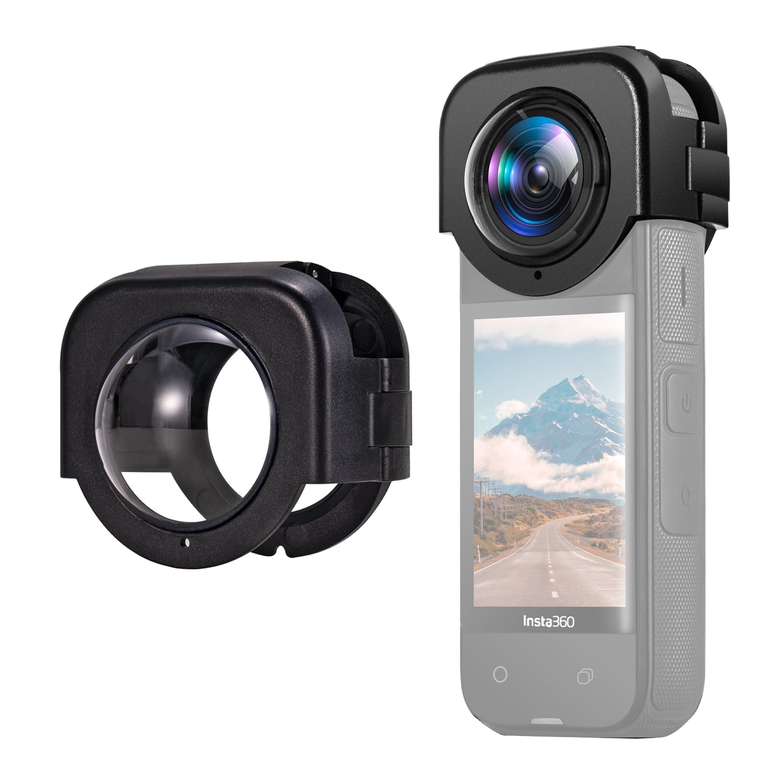 eWINNER Lens Protector Compatible with Insta360 X4 Lens Guards/PC Protective Cover Removable Waterproof & Anti-Scratch Camera Cap for Insta 360 X4 Accessories