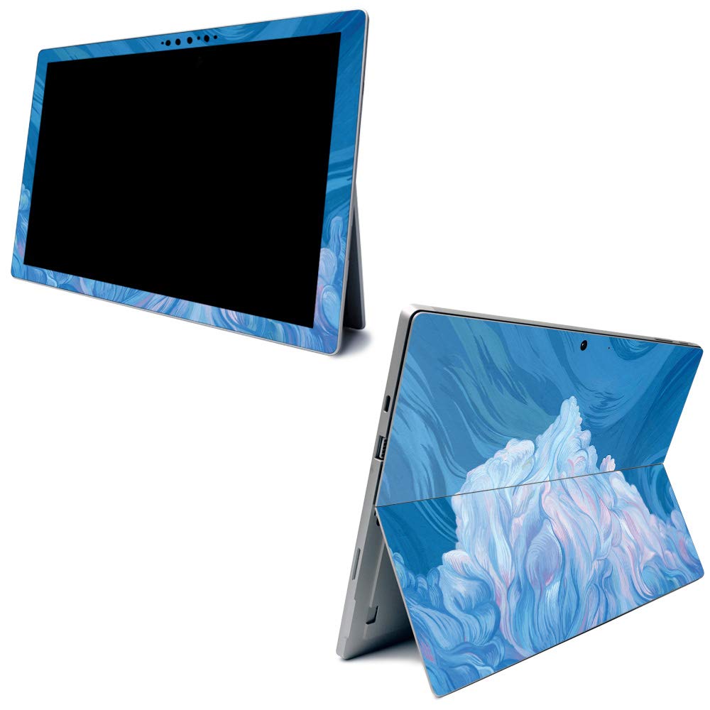 MightySkins Carbon Fiber Skin for Microsoft Surface Pro 7 - Daydream | Textured Carbon Fiber Finish | Easy to Apply, Remove, and Change Styles | Made in The USA