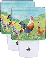 Vista 19 de Juego de 2 luces nocturnas de muñeco de nieve de Navidad, con sensor automático azul, luces nocturnas LED del atardecer al amanecer, lámpara