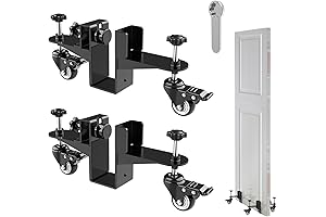 2 Pcs Heavy Duty Moving Door Installation Kit for Doors