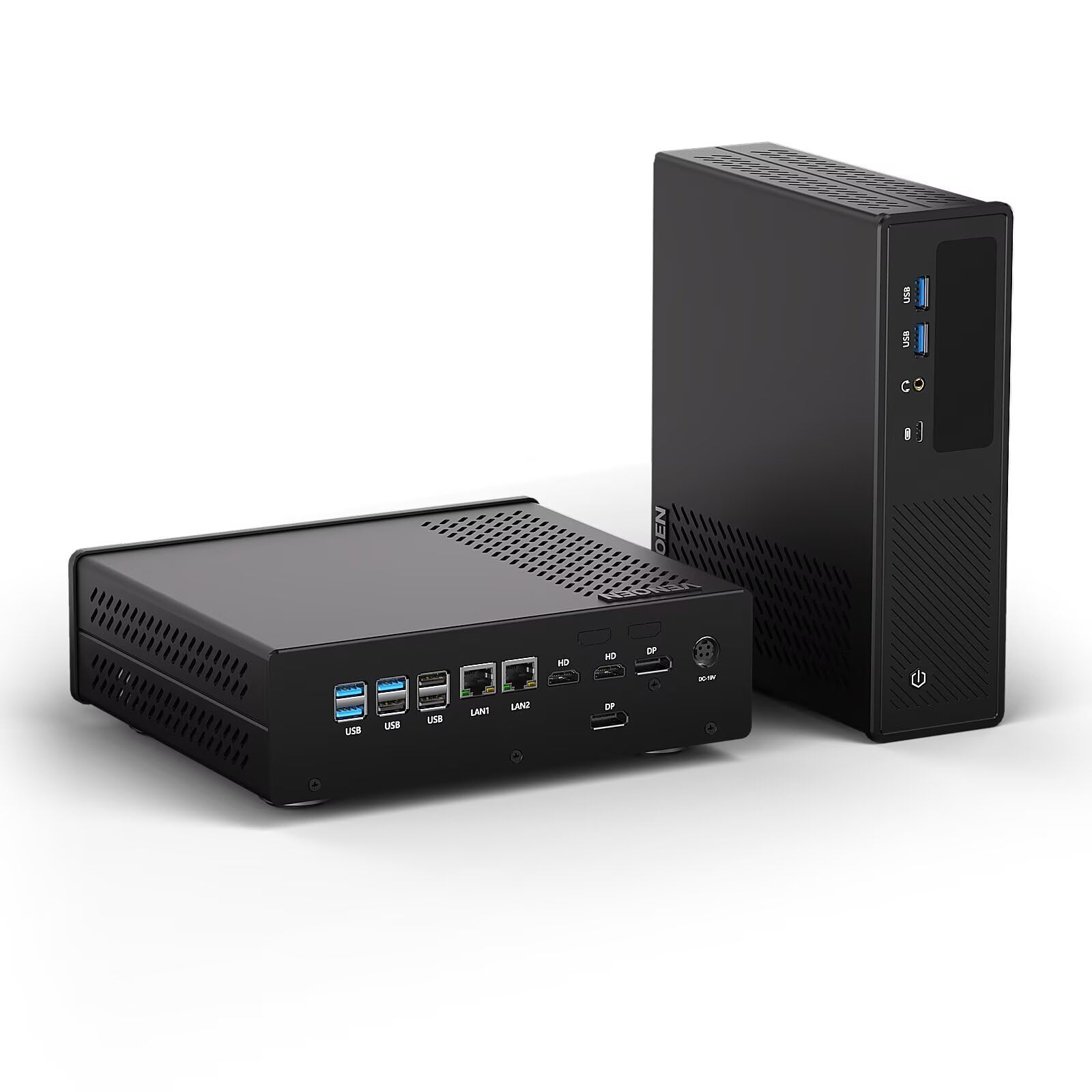 VENOEN Gaming Mini PC RTX5050 8G GPU, Ultra 5 135H Micro Pc Gamer 8K Quad Display (14C/18T),Dual HD, Dual DP, mini computer WIFI 6, NPU, Dual Lan, AI Desktop PC 64GB DDR5 RAM 1TB SSD