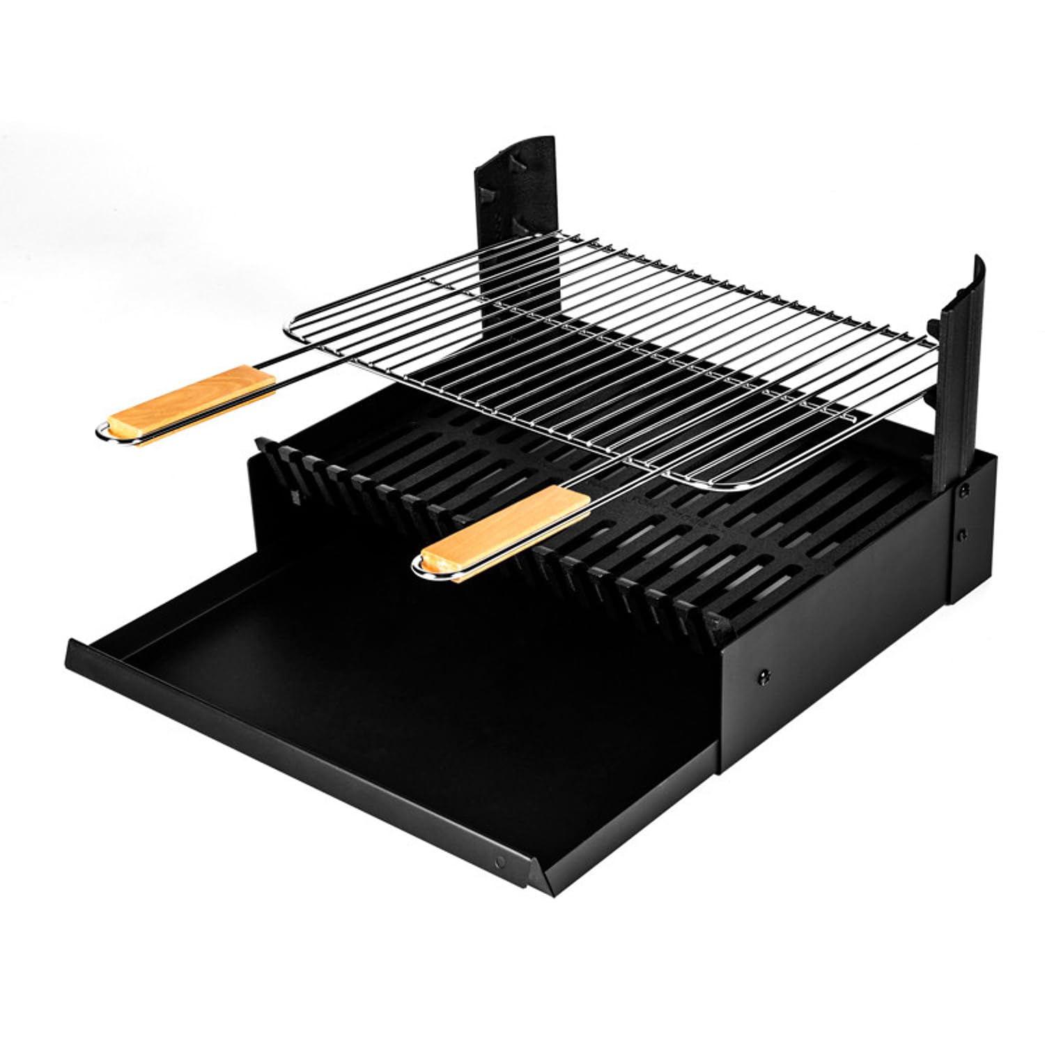Happy Garden Barbecue au Charbon de Bois réglable en 3 hauteurs GRILLOIR