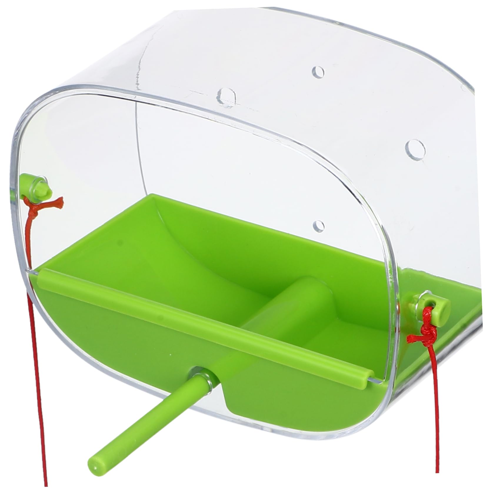 BESPORTBLE 2 Set Di Mangiatoie Per Uccelli Per Gabbia Mangiatoie Per Colibrì Con Tazze Resistenti Casetta Per Uccelli Per Finestra