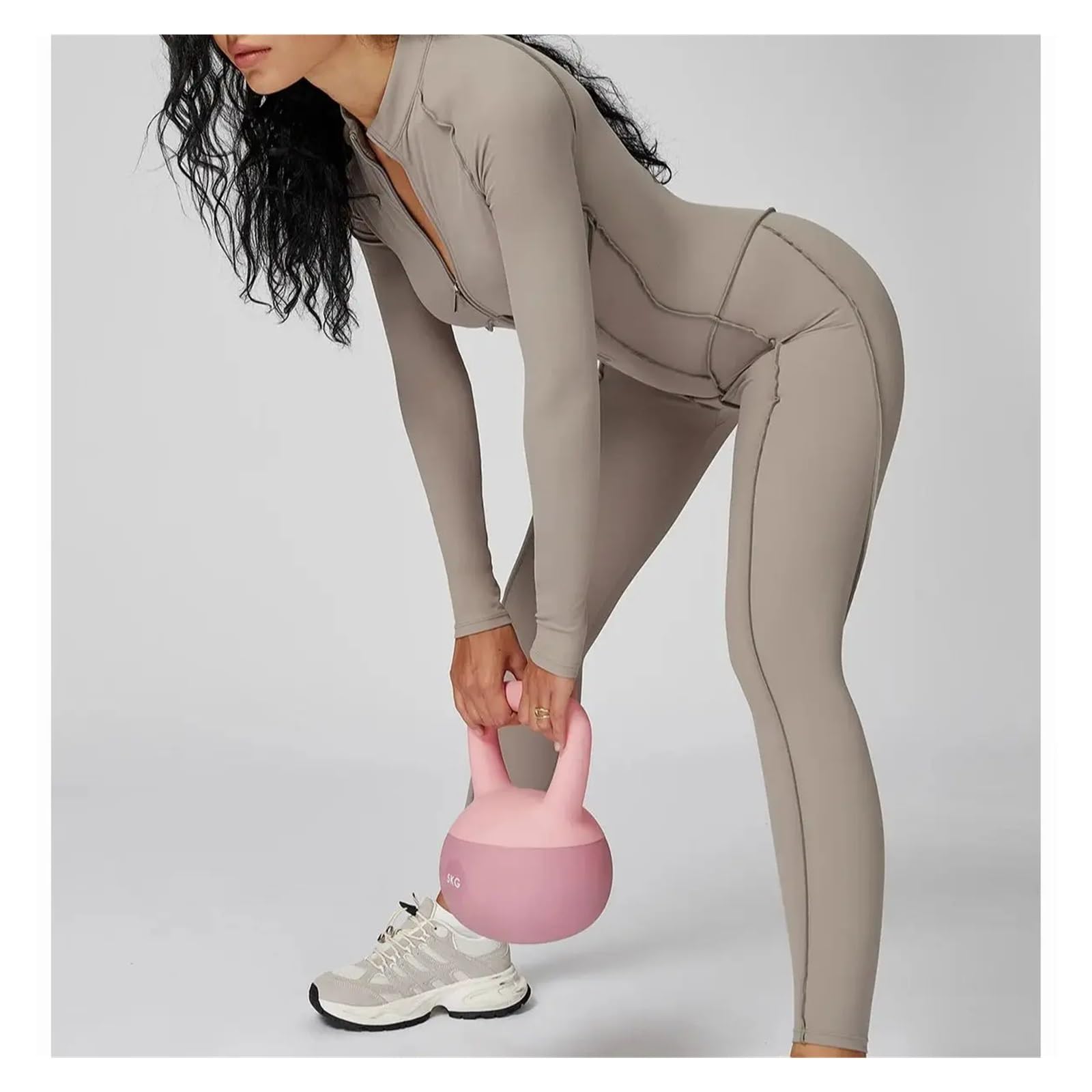 Mono de entrenamiento for gimnasio, conjunto yoga, ropa deportiva ajustada for mujer, push up, mangas largas, monos fitness for Para Fitness