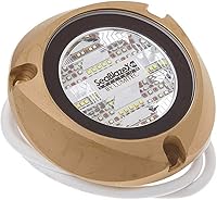 Vista 3 de Lumitec Seablaze X2 Lámpara subacuática, color bronce, espectro RGBW, talla única