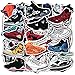 XXCKA 100 Bolsas de Zapatos Deportivos de Baloncesto, Equipaje, Maleta, portátil, Marca de Moda, Personalidad, Pegatinas
