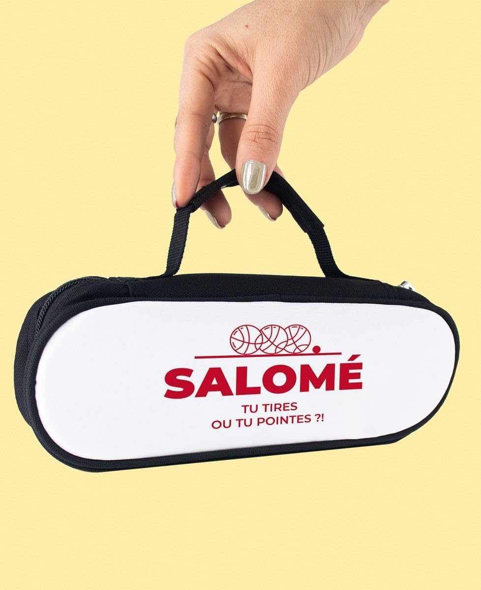 CADEAUX.COM - Sacoche Boule Pétanque Personnalisable - Sac Pétanque en Coton pour Boule de Petanque - Vendu Seul - Cadeau Personnalisé - Cadeau Homme