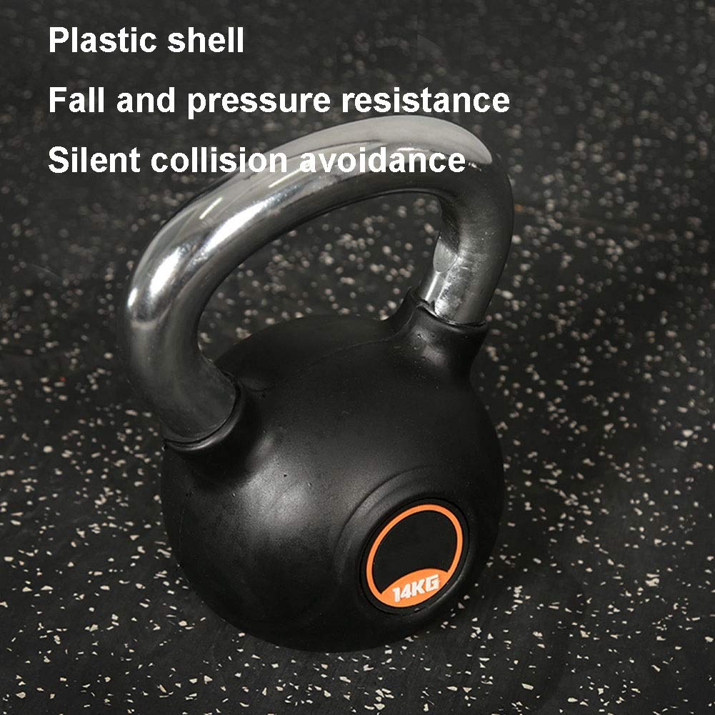 Kettlebell AGYH Ghisa, Allenamento Fitness, Allenamento della Forza, Body Shaping Manubrio Bilanciere, La Maniglia Comoda, Antiscivolo Base, 4kg / 8.8lbs