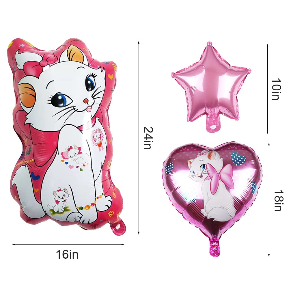 Cartoon Rosa Katze Geburtstagsdekoration, 10 Stück Produktbild-Vorschau 12