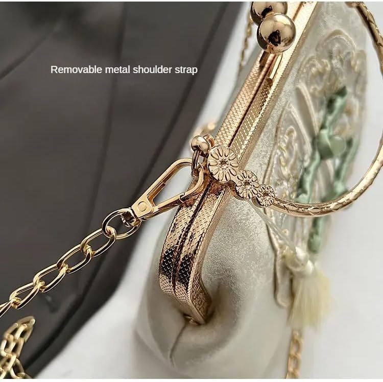 YeBon Retro Shoulder Chain Messenger Clutch Chinese Style Chinese knot Women's Evening Bags - Image 6