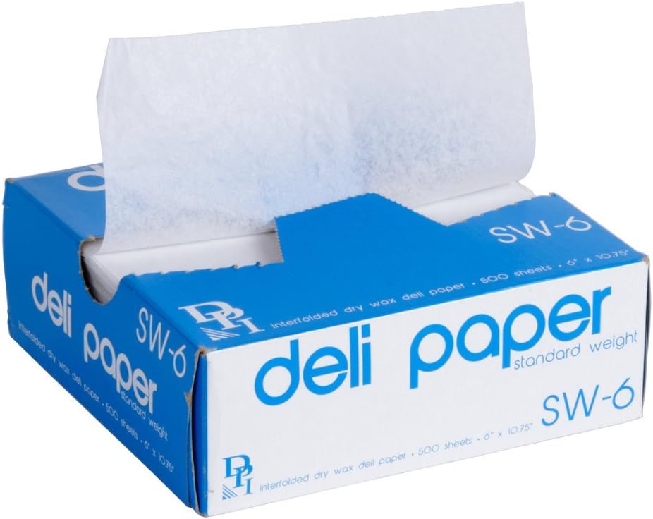 Deli Wax Paper Basket Liners Interfolded 500 Count