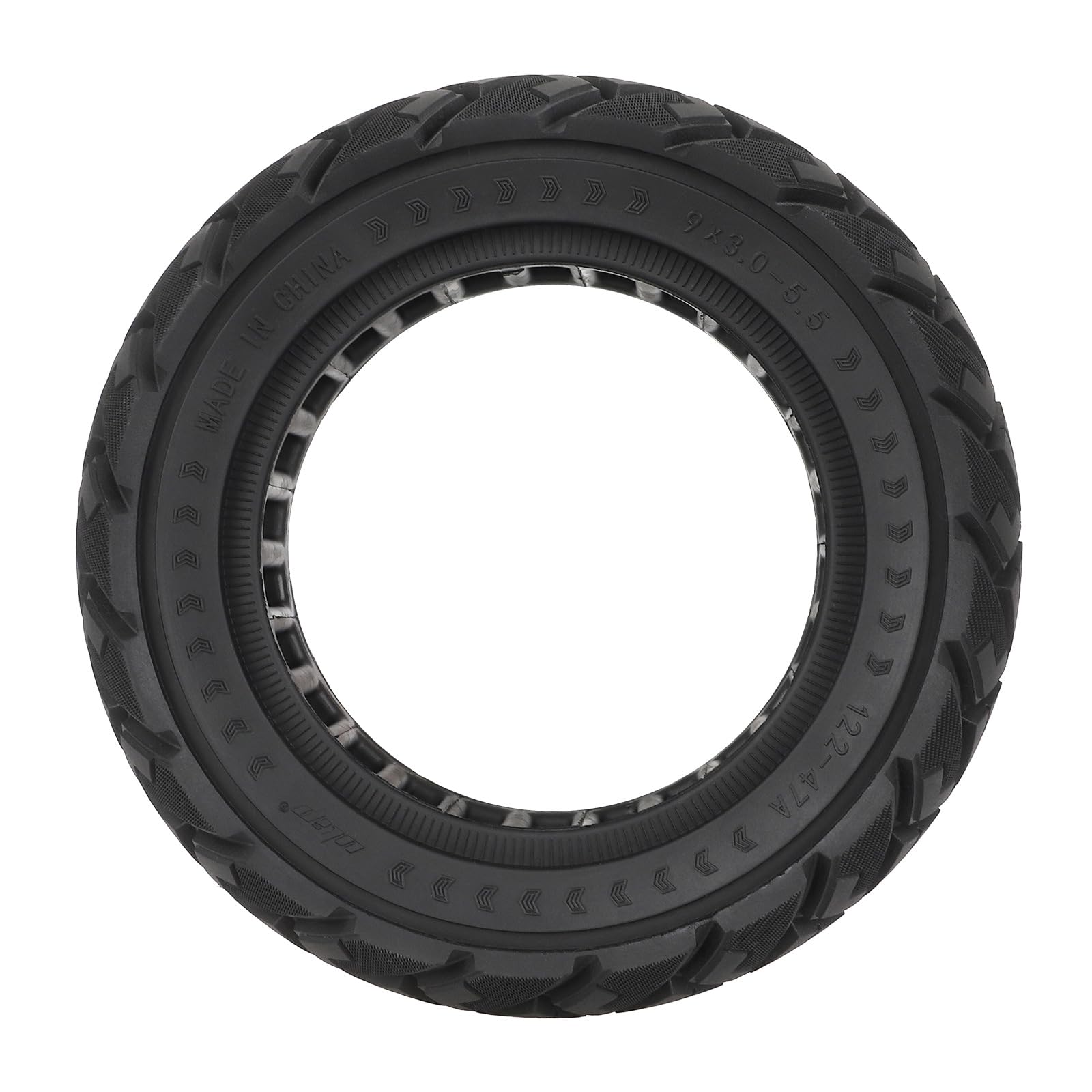 TREFAN 9 x 3,0 – 5,5 pneumatici pieni per Kukirin G2 pro scooter elettrico, 9 x 3,0 – 5,5 fuoristrada, pneumatici di ricambio anteriore/posteriore, 9 pollici, antiscivolo, pneumatici per scooter