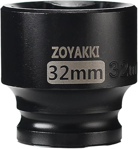 Miniatura 294 de Enchufe de impacto de 6 PT de 1/2" x 0.827 in de profundidad, CR-MO, 1/2 pulgada de accionamiento de 6 puntos para una fácil extracción