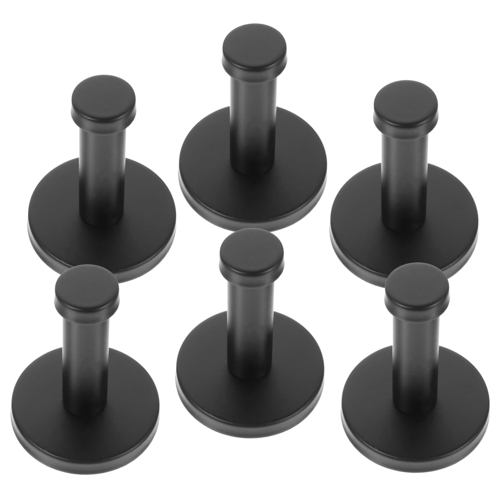 PRETYZOOM 18 Piezas Gancho De Pared Gancho De Acero Inoxidable Ganchos Para Llaves Para Ganchos De Almacenamiento De Pared Ganchos Para Sombreros Montados En La Pared Ganchos Para Abrigos