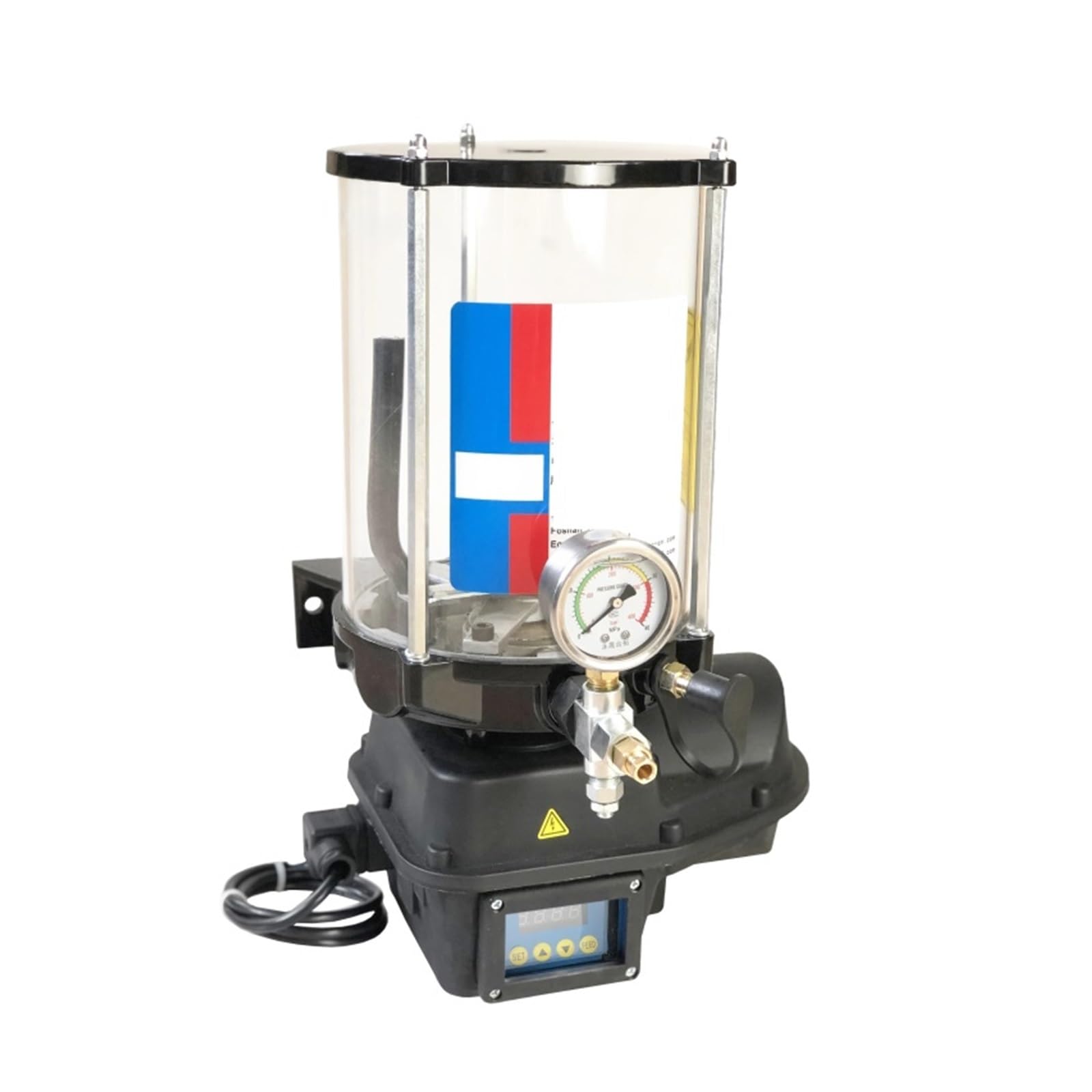 Grasa for bomba de lubricación eléctrica automática, EGM-A 24V 2L | Grasa Central, for Maquinaria Industrial(1 outlet,220V)