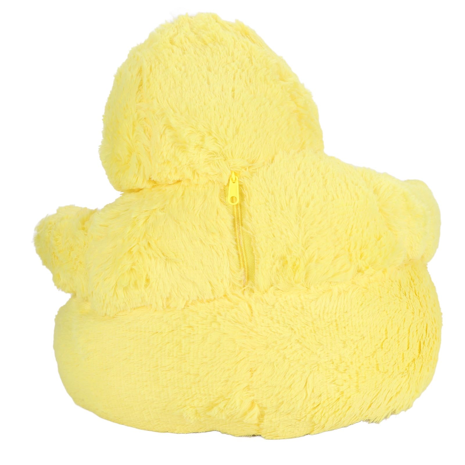 Alomejor Plush Seat Cushion with Backrest, Soft Yellow Chair