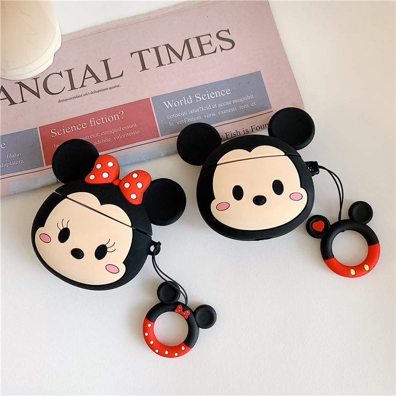 Coque Airpods silicone 1/2 protection antichoc animation 3D - 6