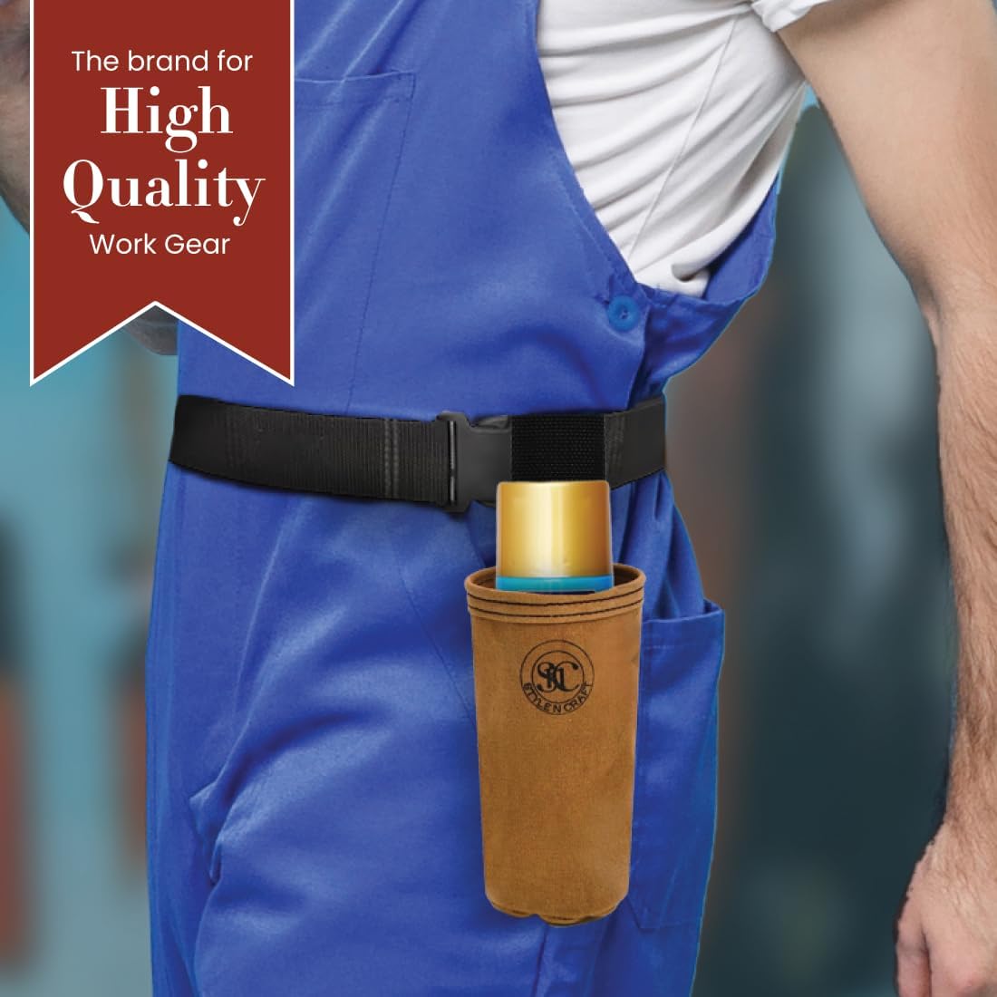 Style n Craft Spray Paint Can Holder, Heavy-Duty Waterproof Spray Paint Can Holder, Brown (97022)