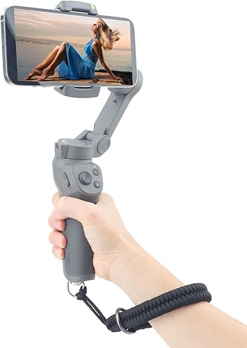 Miniatura 4 de Correa de muñeca de paracaídas para cámaras DSLR, con tornillo de liberación rápida para Insta360 X3, cámaras de acción, palos de selfie (13.8