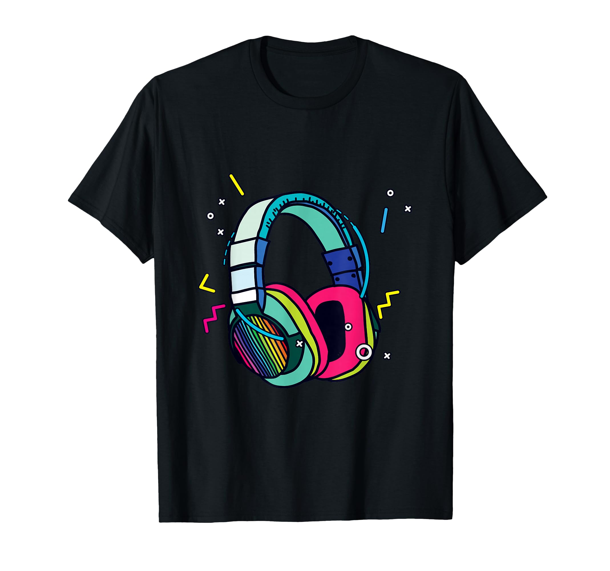 Music Sound Headphones DJ Funny Gift for Disk Jockey T-Shirt