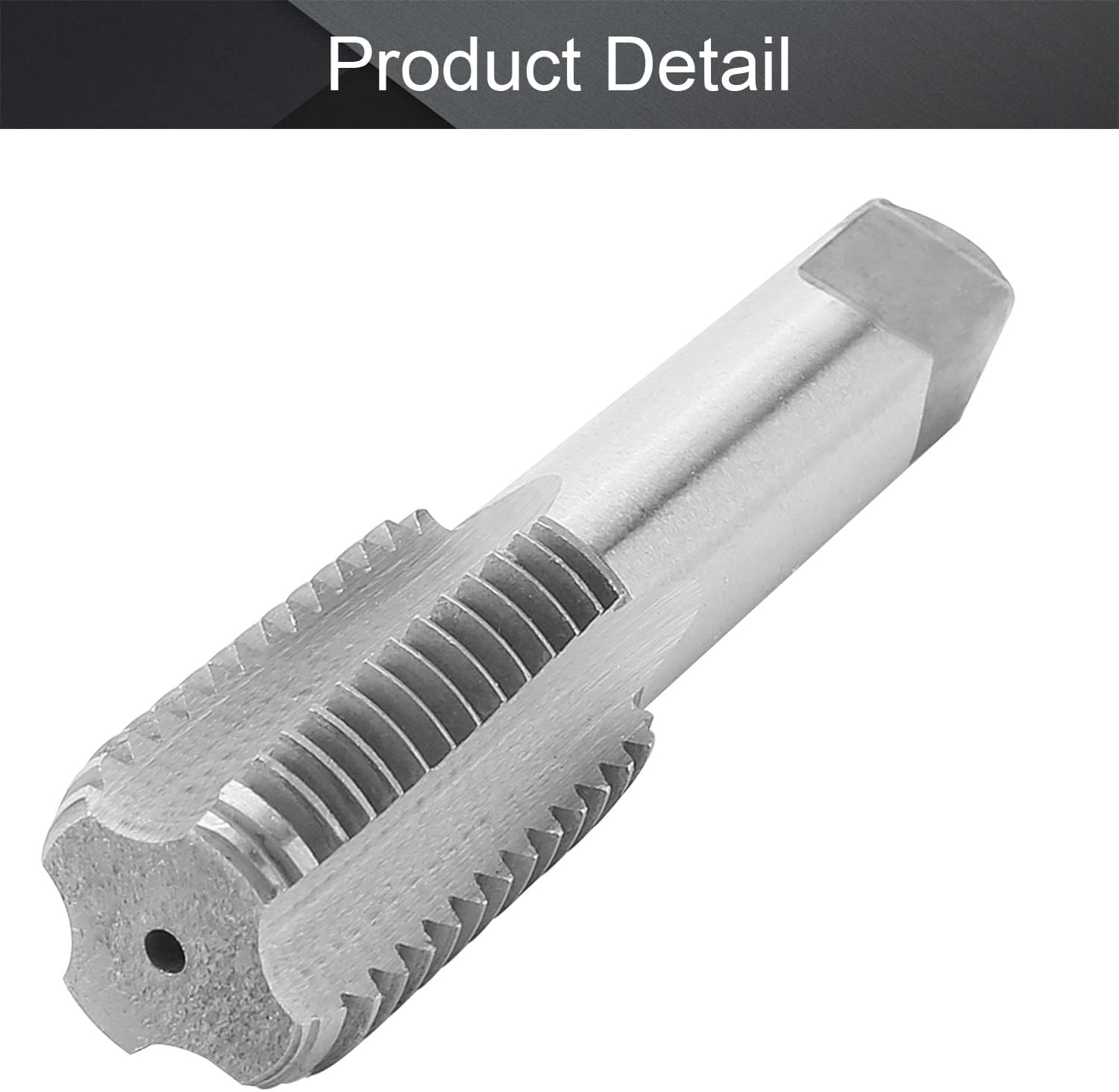 Utoolmart Hand Tap M24 High Speed Steel Flute Thread Cutter Machine Screw Metric Tap 1 pcs