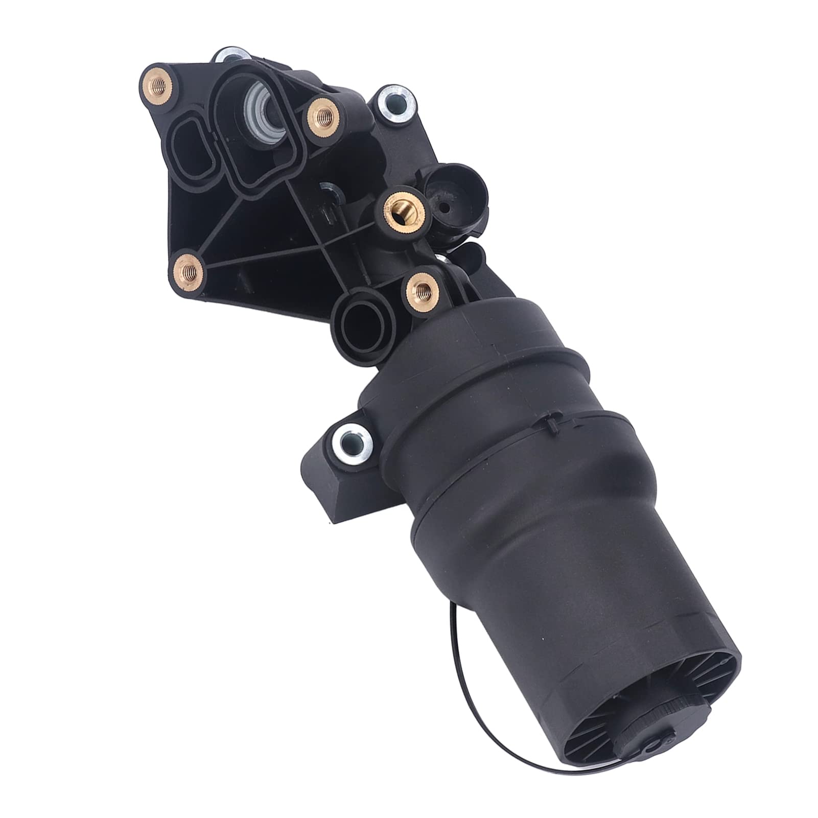KIMISS Conjunto de Carcasa de Filtro de Aceite para Motor 2.5 2006-2009 - Diseño a Prueba de Fugas con Protección contra Sobrecalentamiento