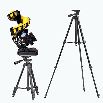 Upgraded Electronic Baseball Pitching Machine for Youth- Adjustable Angles & Speeds, AC/Battery Powered, 8 Practice Balls - Ideal for Batting & Fielding Training