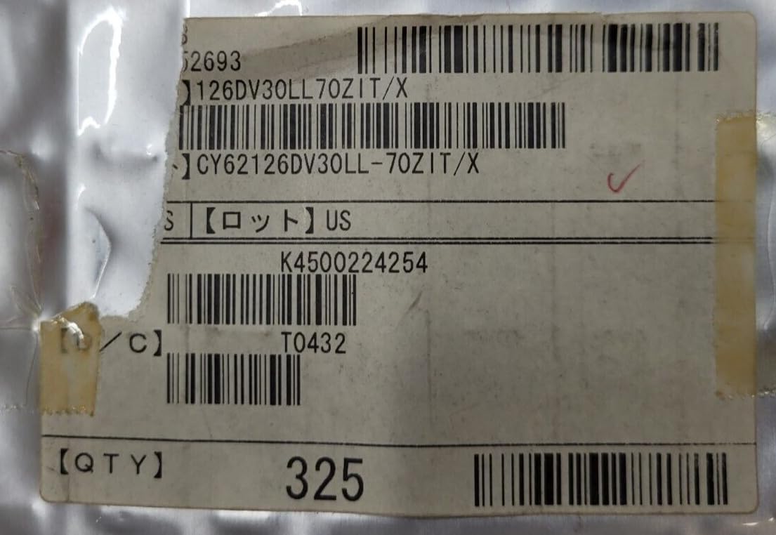 (1 PC) CY62126DV30LL-70ZIT Cypress