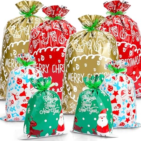 Sacs Cadeaux Noël Coicok 12 Pièces Cover