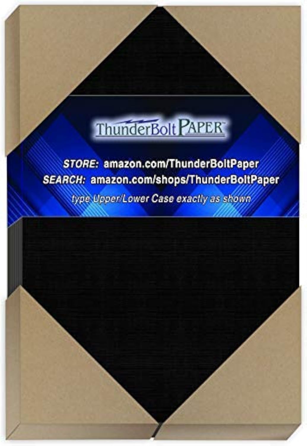 350 Black Linen 80# Cover Paper Sheets - 3" X 5" (3X5 Inches) Photo| Index Card|Frame Size - Card Weight - Deep Dye, Fine Linen Textured Finish - Quality Cardstock
