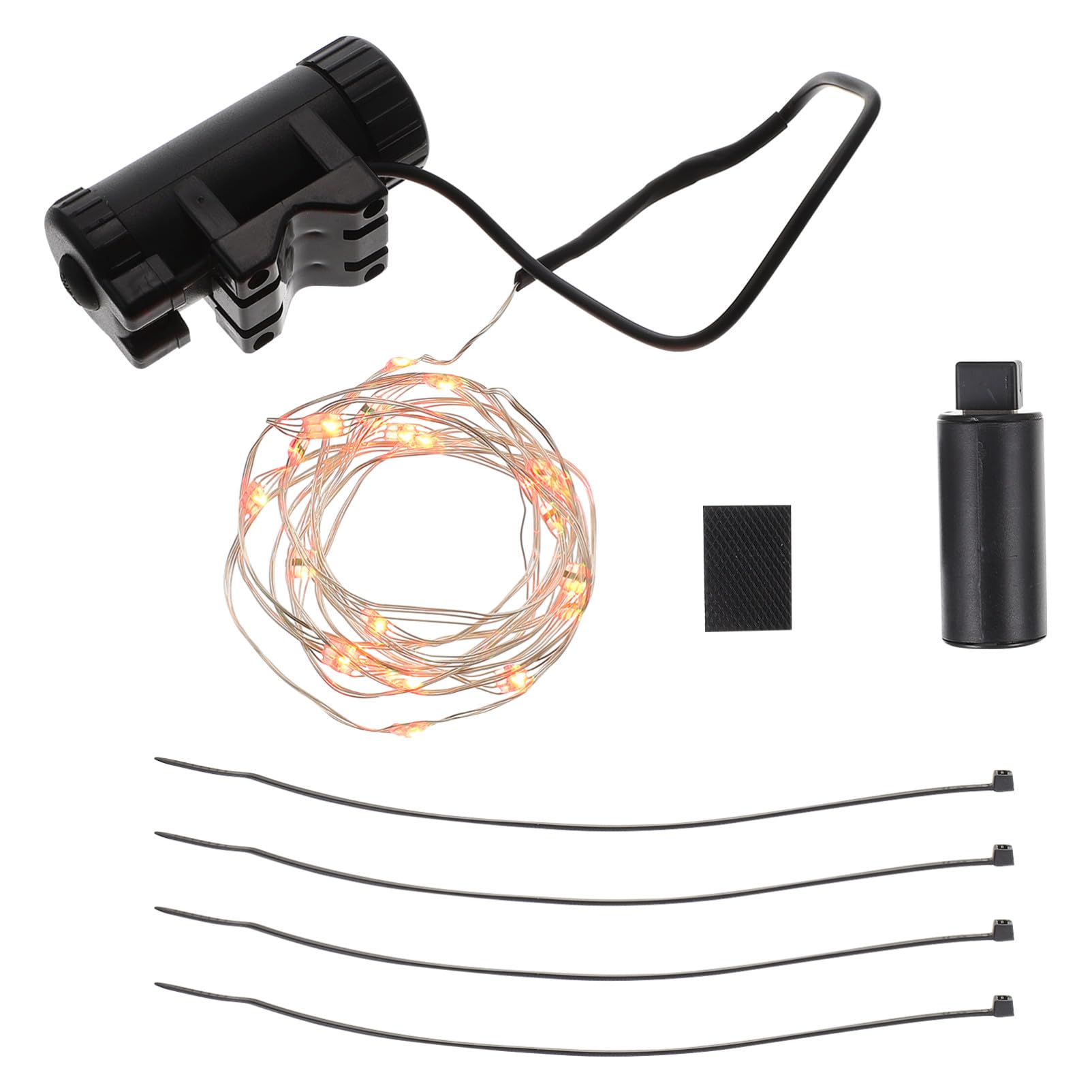 Toddmomy Vélo Lumière réfléchissant lumières Rechargeable Devant parlait arrière Feux de Roue de vélo LED lumière décorative de Roue coulissante Abdos Black