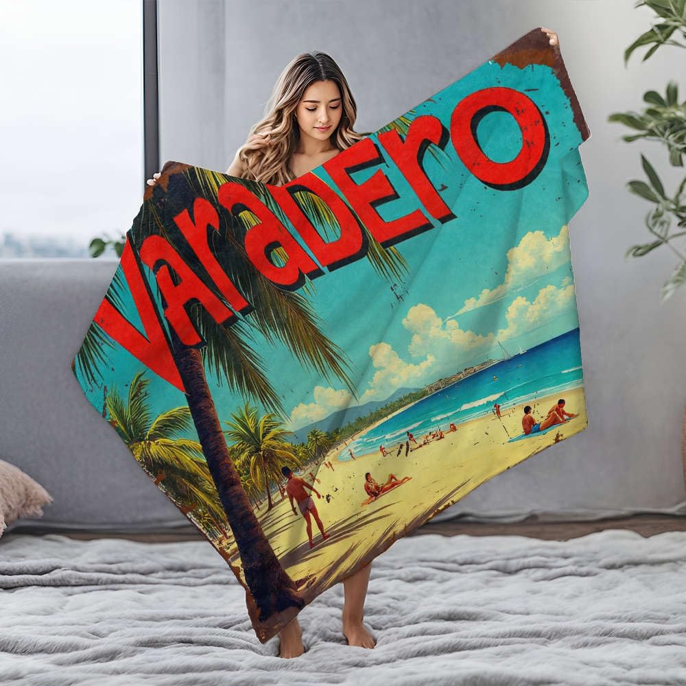 Couverture en flanelle Varadero pour réchauffer vos moments frais