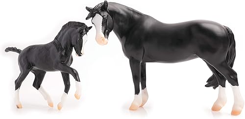 Breyer Horses Traditional Series Nistar Blazing Kansas LOM y GTF Blazing Ethel  Juego de 2 caballos  Modelo de juguete de caballo  12.25 pulgadas x