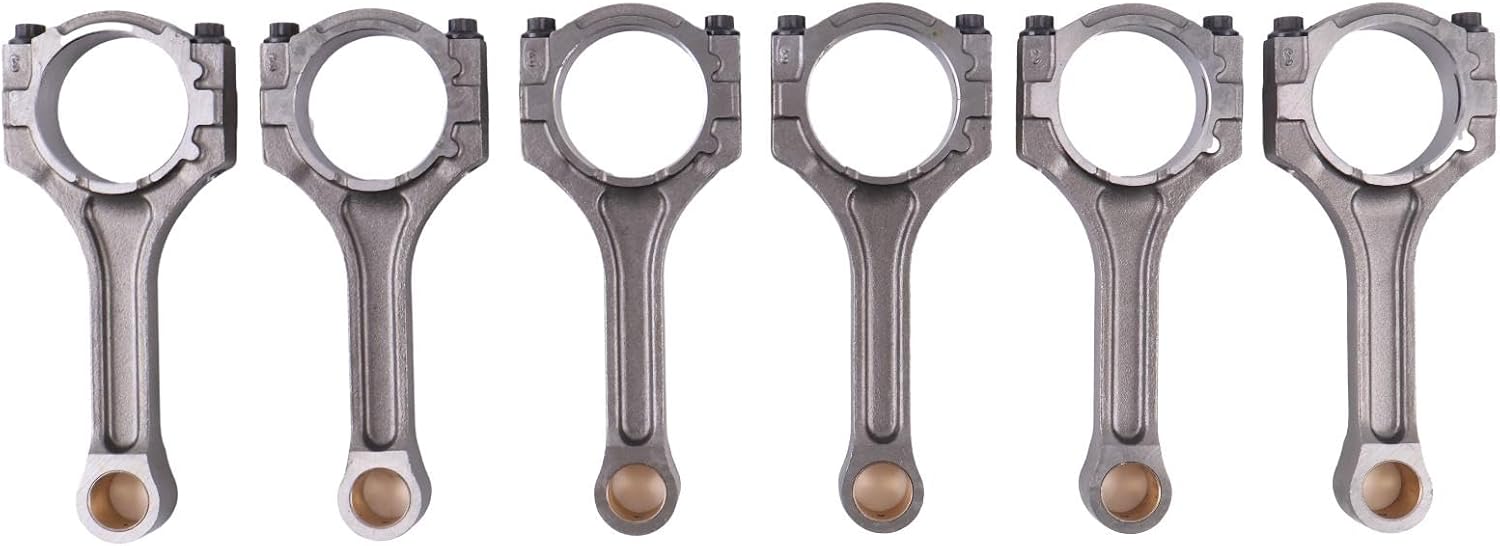 6PCS Engine Connecting Rod 23510-3L100 23510-3CFA0 23510-3CFA1 compatible with Kia Engine 3.3L V6 3.5L V6