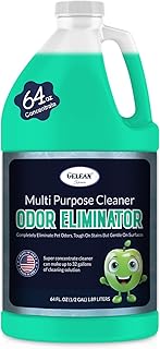 Multi Purpose Cleaner and Odor eliminator - MADE IN USA - 64oz Strong Odor Floor Cleaner - Concentrate MAKES 32 GALLON - Best Scent Remover for Cat and Dog Pee All Purpose Cleaner 64oz