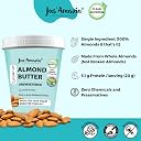 Jus' Amazin Crunchy Almond Butter - Unsweetened (1 Kg Tub) | 25% Protein | Only Whole Almonds (100% Pure) | Zero Additives | 100% Natural | Dairy Free | Keto | Plant Based Nutrition | Clean Nutrition gallery image