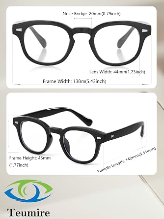 Johnny Depp Round Glasses for Women Men Vintage Circle Thick Frame Eyeglasses Non Prescription Glasses Clear lens Eyewear