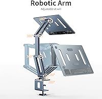 Vista 4 de Soporte ajustable para libros para lectura, soporte para libros para leer manos libres, soporte para libros de cocina, soporte para libro