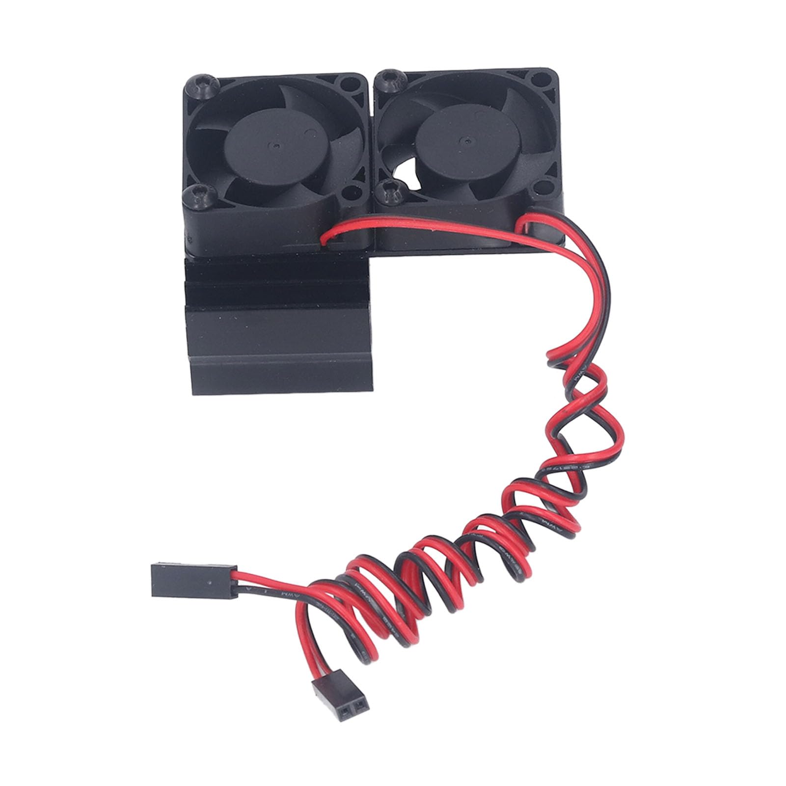 Fan Set for Traxxas Slash 4x4 VXL 1/10 RC CarRC Heat Sink High Velocity FanRC Car Cooling Fan,RC Car Cooling FanHeat Sinks (Black)