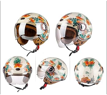 STTTBD Kask Vespa z otwartą twarzą · półkaski motocyklowe
