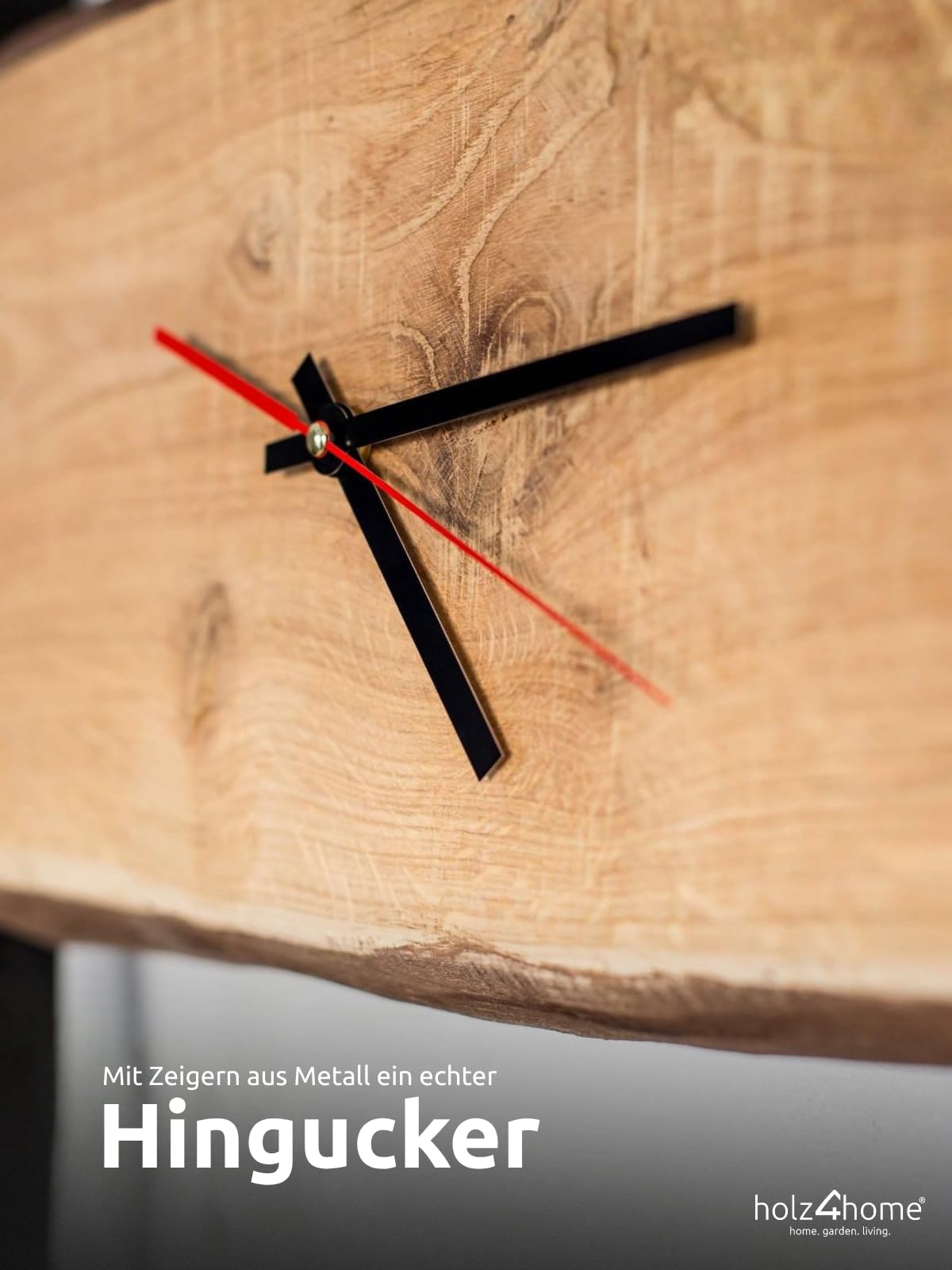 MODERNMOMENTS Wandklok hout zonder tikkende geluiden handgemaakt rustiek olijfhout wandklokken modern boomrand houten klok woonkamer klok muur massief hout natuurlijk hout klok decoratie