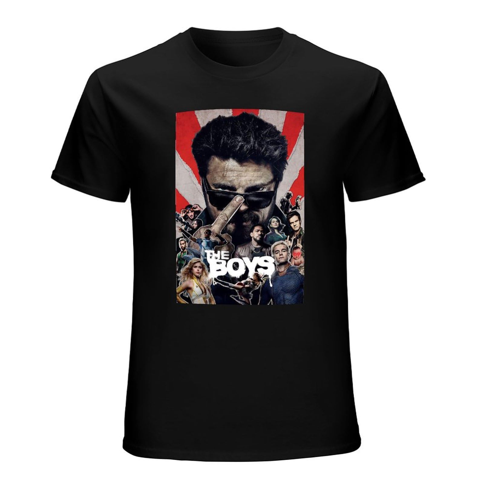 Amairart Boys Black Billy Butcher The Tv Show Graphic Tshirt Funny Tee Shortsleeve Men Tshirt T Shirt L